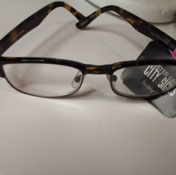 CARTWRIGHT CITY SIGHTS FOSTER GRANT Brown Tortoise Frame Reading Glasses+2.50 NT - Picture 3 of 6